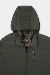 GREEN PUFFER JACKET