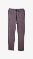 Men Burgundy Soft Cotton Jersey Trouser