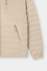 BEIGE PUFFER JACKET