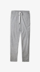 Men Grey Soft Cotton Jersey Trouser
