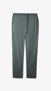 Men Light Green Soft Cotton Jersey Trouser