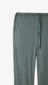 Men Light Green Soft Cotton Jersey Trouser