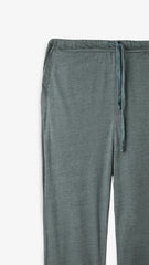 Men Light Green Soft Cotton Jersey Trouser