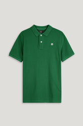 Green Pique Polo Shirt