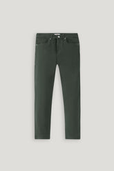 Dark Green Denim Chino