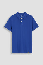 Royal Blue Pique Polo Shirt