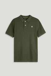 Olive Green Pique Polo Shirt