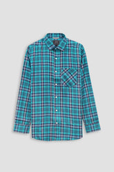 Check Blue Casual Shirt