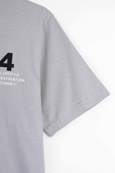 Grey Graphic Printed T-Shirt