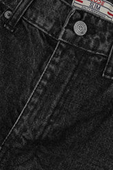 Black Mid Denim Jeans Tailor Fit