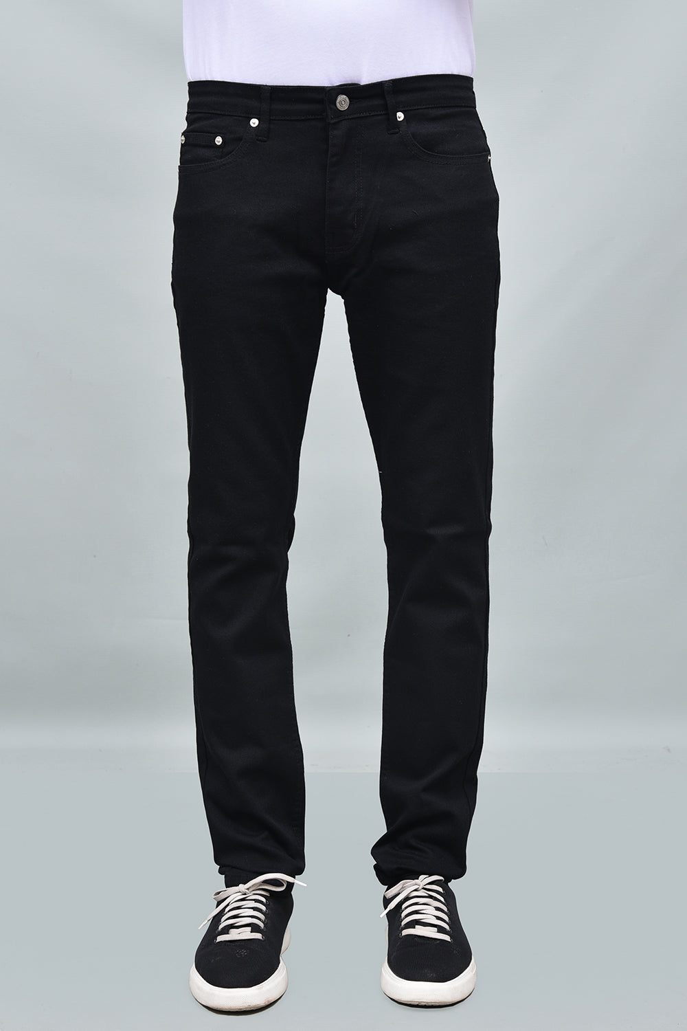 Black Denim Chino for men