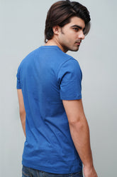 Blue Plain T-Shirt