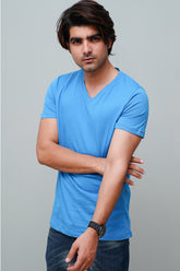 Blue Plain T-Shirt