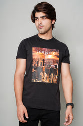 Black Graphic T-Shirt