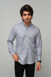 Check Grey Casual Shirt