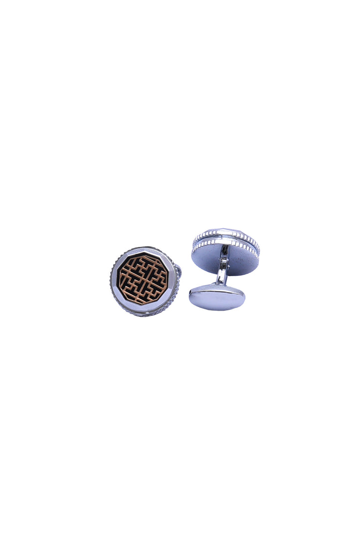 Silver Gold Cufflink