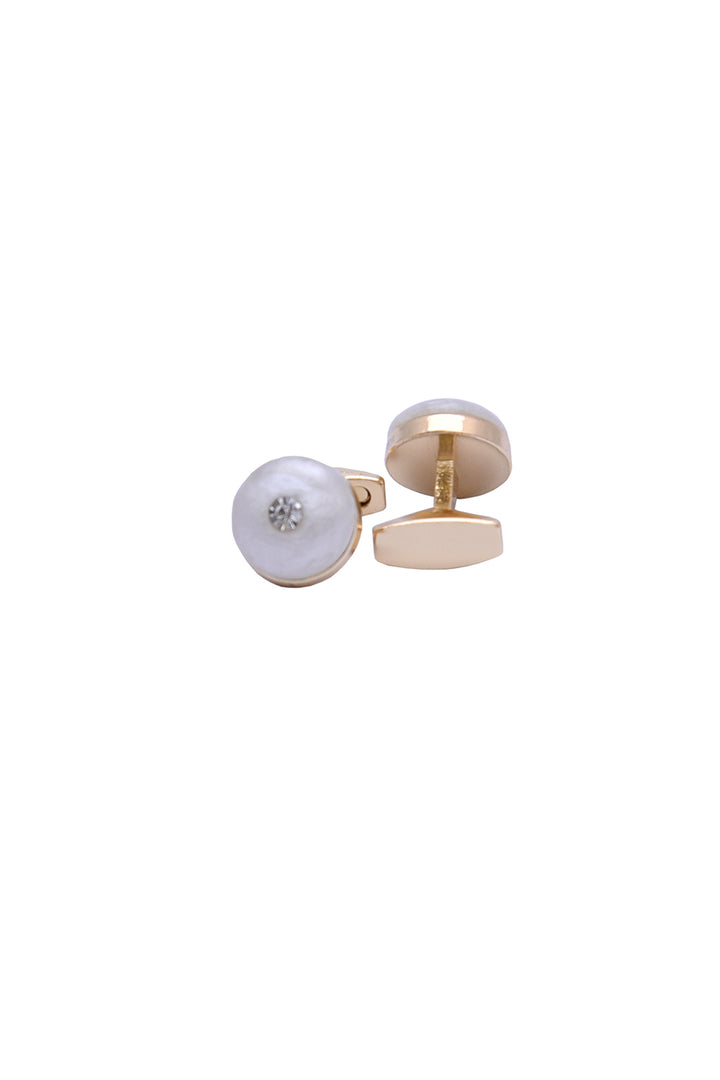 White Cufflink