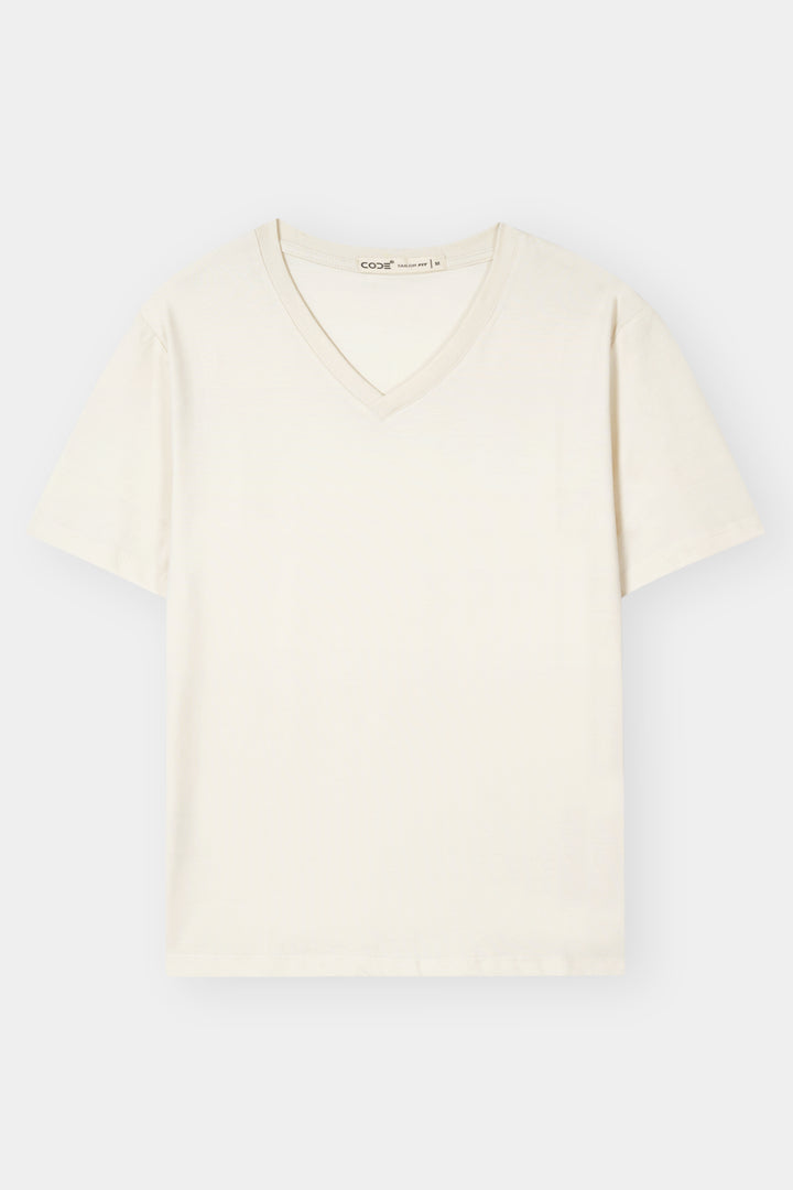 Off White Plain T-Shirt