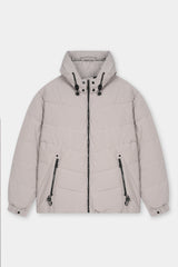 L-GREY PUFFER JACKET