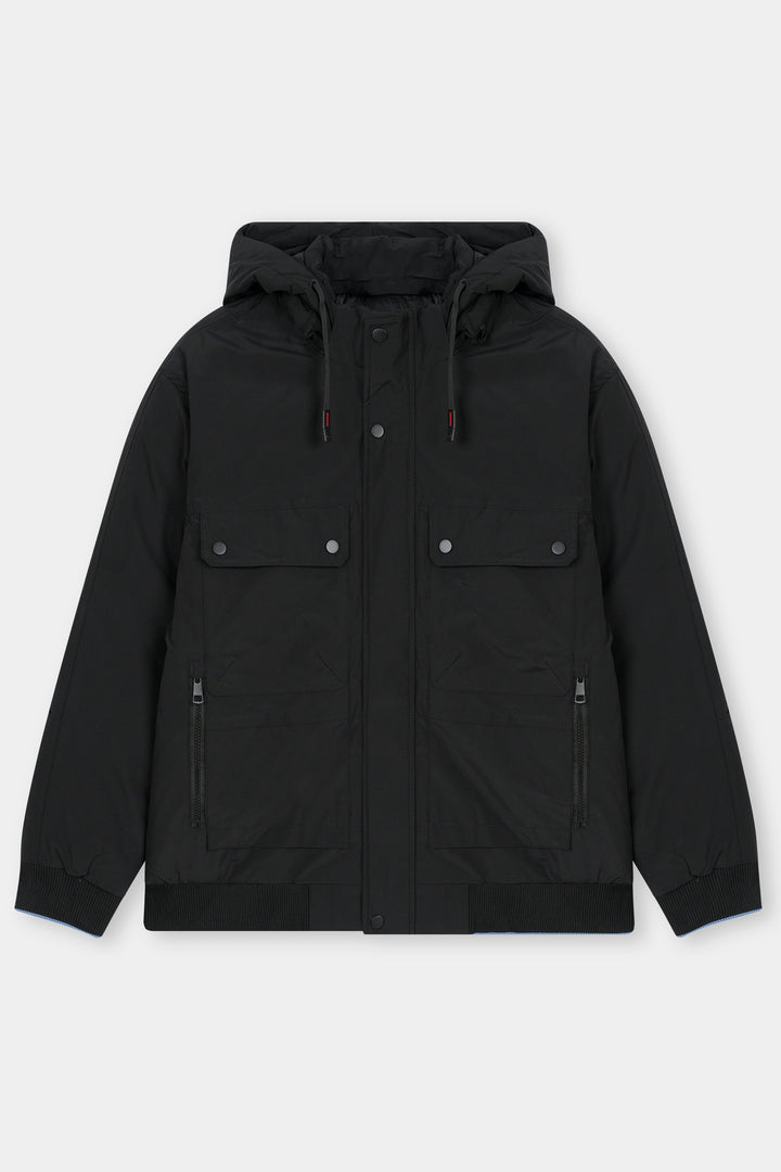BLACK PUFFER JACKET