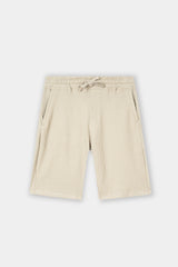 OFF-WHITE WAFFLE KNIT CROSS POCKET SHORT