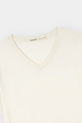 Off White Plain T-Shirt