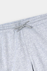 GRAY TERRY 5 POCKET ZIP CARGO SHORT