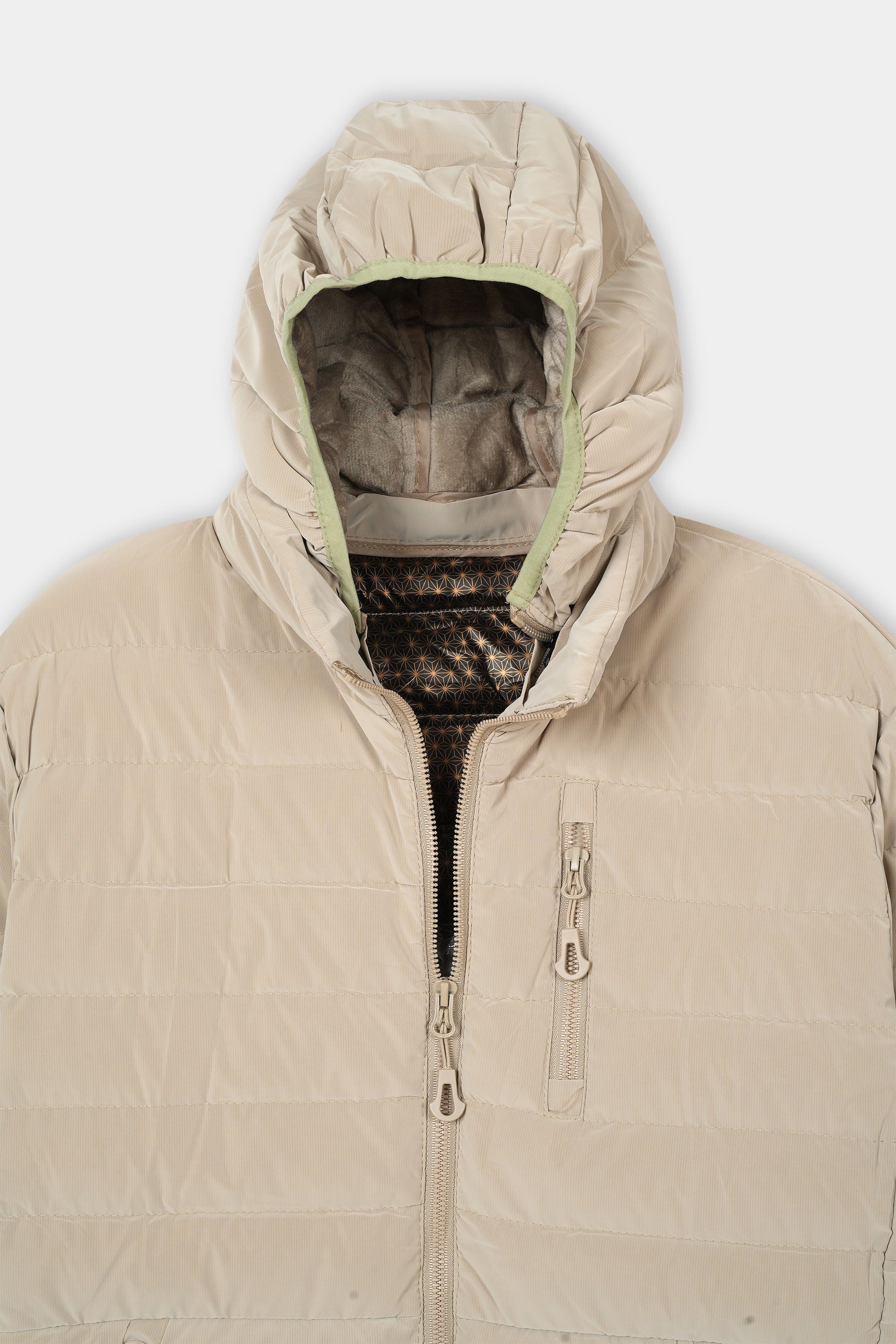 BEIGE PUFFER JACKET