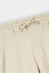 OFF-WHITE WAFFLE KNIT CROSS POCKET SHORT