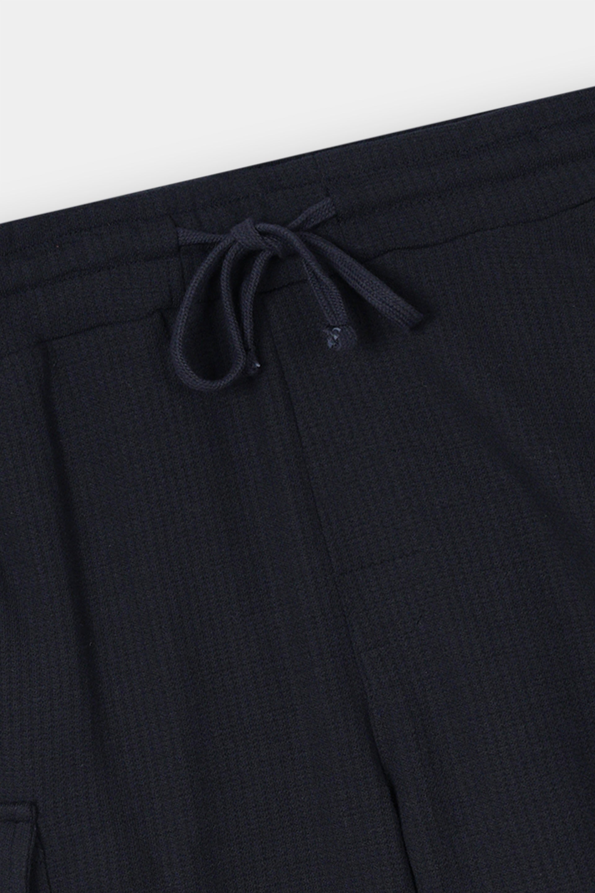 NAVY TERRY 5 POCKET ZIP CARGO SHORT