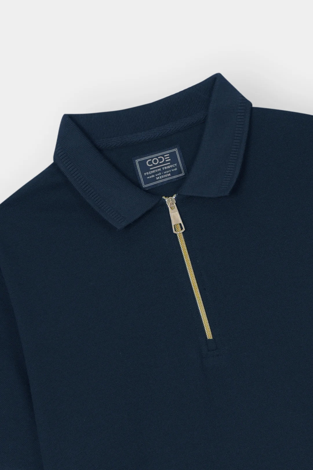 Zipper Polo Shirt Pack of 2 — Navy & Green