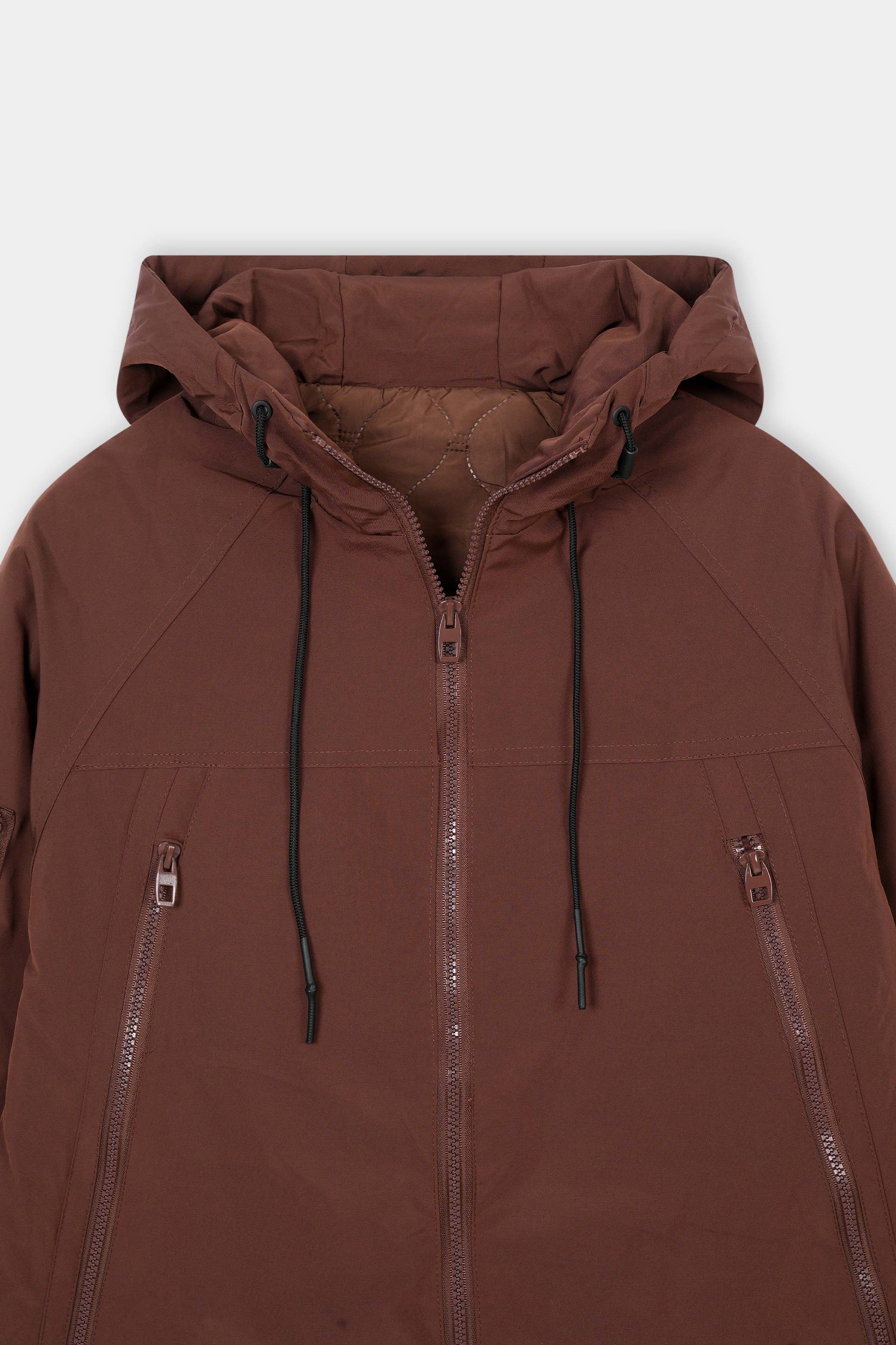 RUST PUFFER JACKET