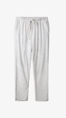 Men White Soft Cotton Jersey Trouser