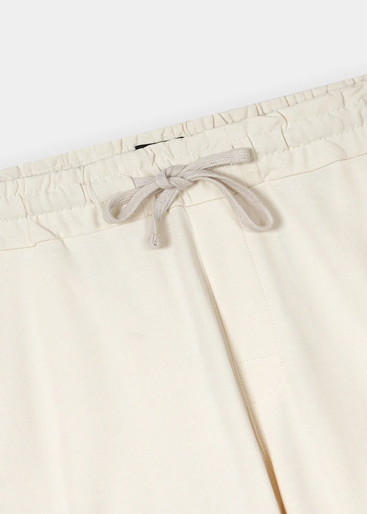 Bone Cream Stretch Cargo Shorts