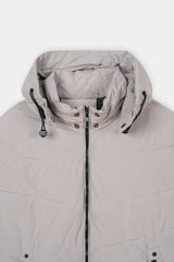 L-GREY PUFFER JACKET