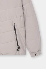 L-GREY PUFFER JACKET