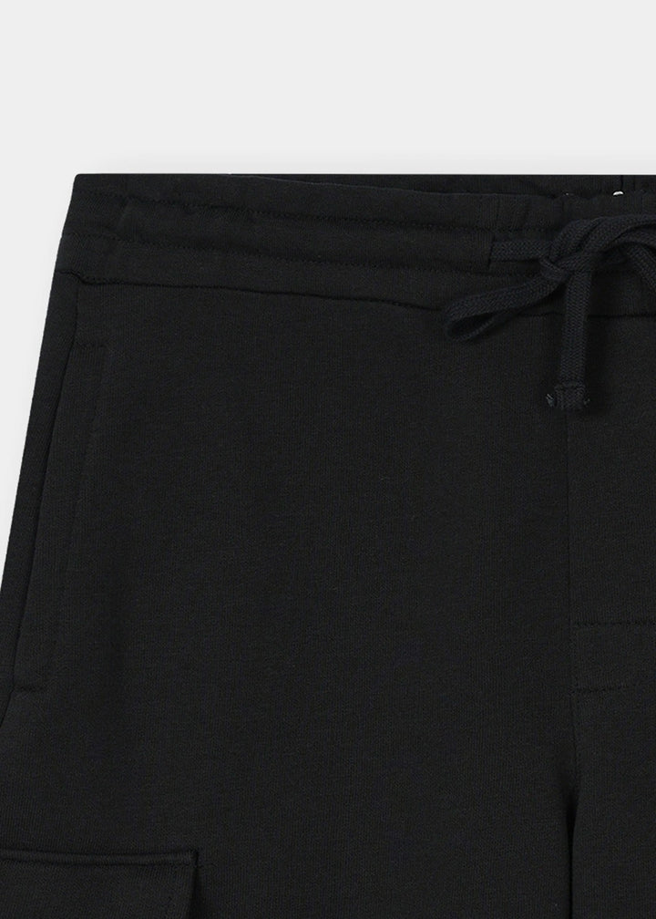 Black Cargo Midnight Shorts