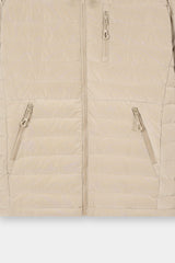 BEIGE PUFFER JACKET