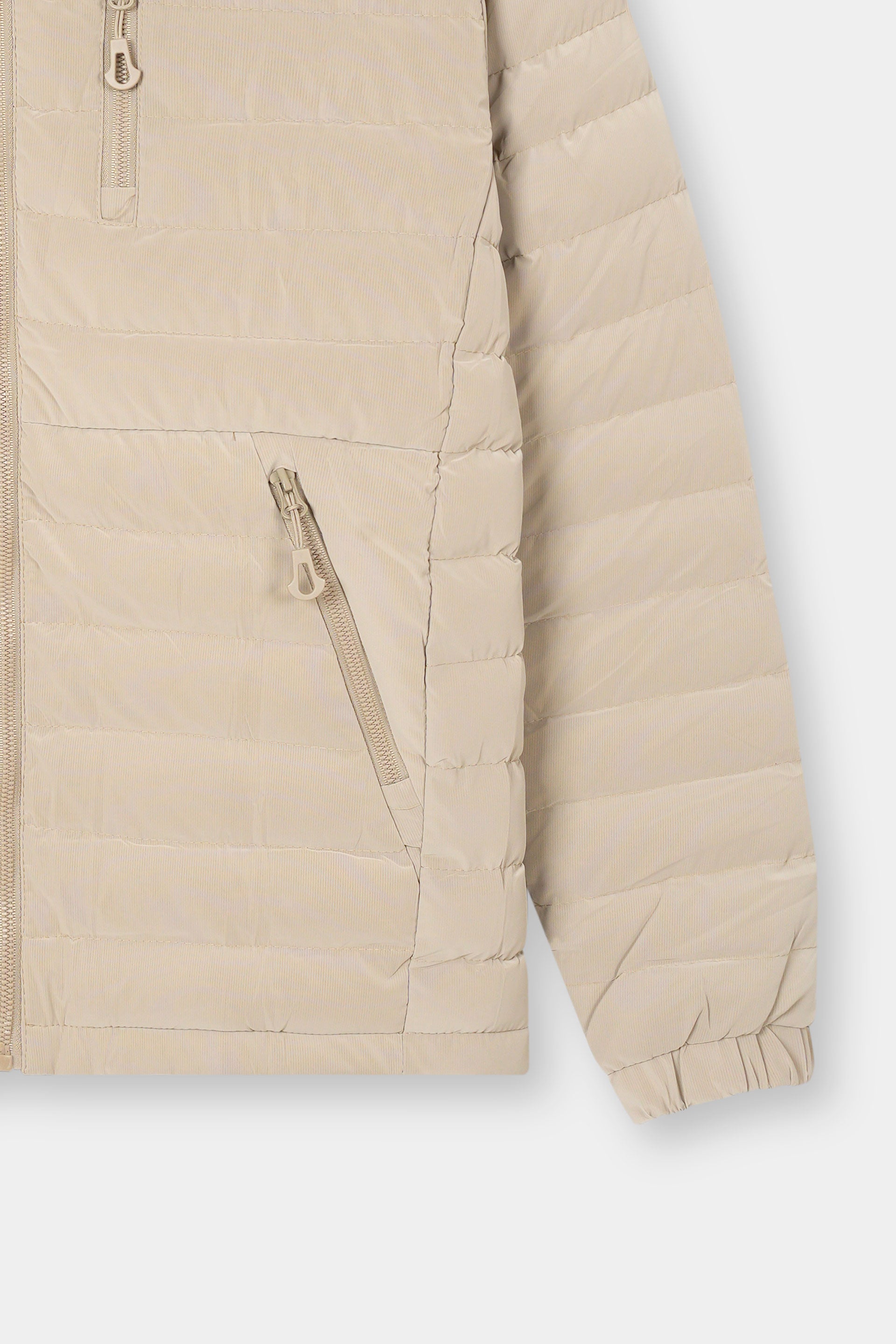 BEIGE PUFFER JACKET
