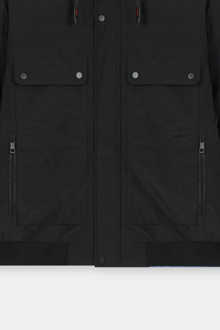 BLACK PUFFER JACKET
