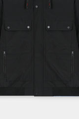 BLACK PUFFER JACKET