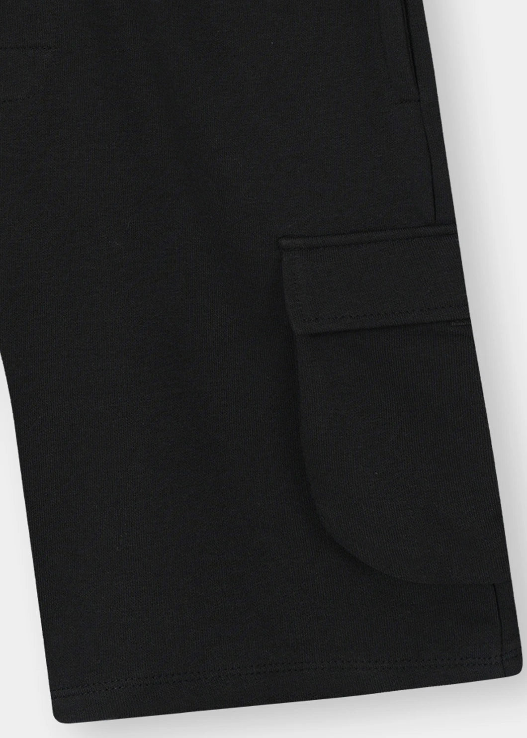 Black Cargo Midnight Shorts