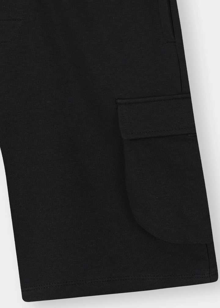 Black Cargo Midnight Shorts