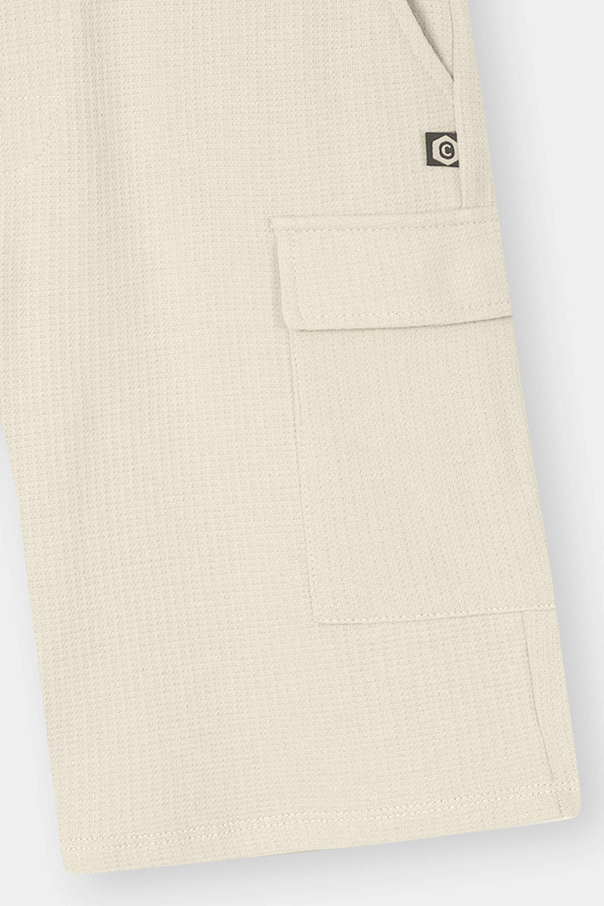 OFF-WHITE TERRY 5 POCKET CROSS CARGO SHORT