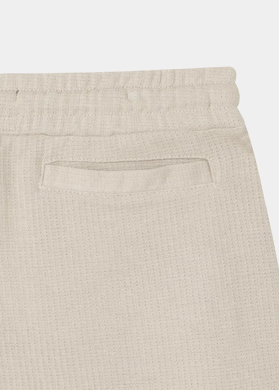 Stone Beige Waffle Cargo Shorts