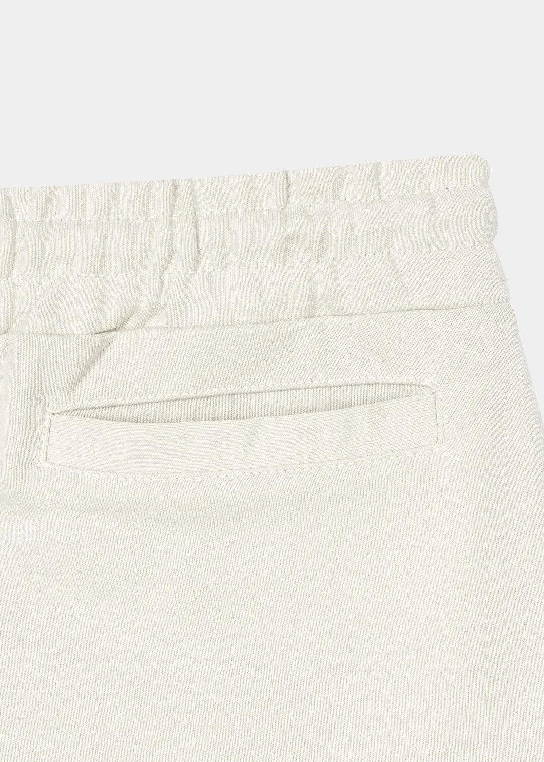 Ecru Luxe Terry Cargo Shorts