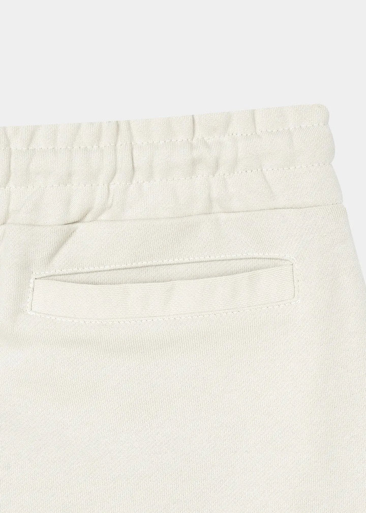 Ecru Luxe Terry Cargo Shorts