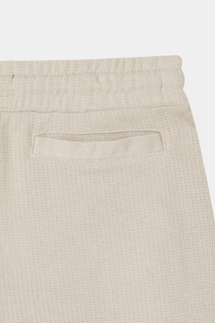 KHAKI TERRY 5 POCKET CROSS CARGO SHORT