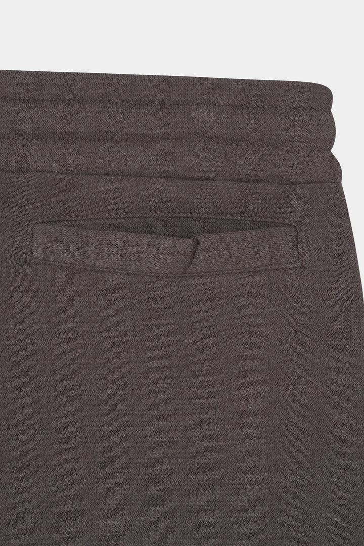 BROWN TERRY 5 POCKET CROSS CARGO SHORT