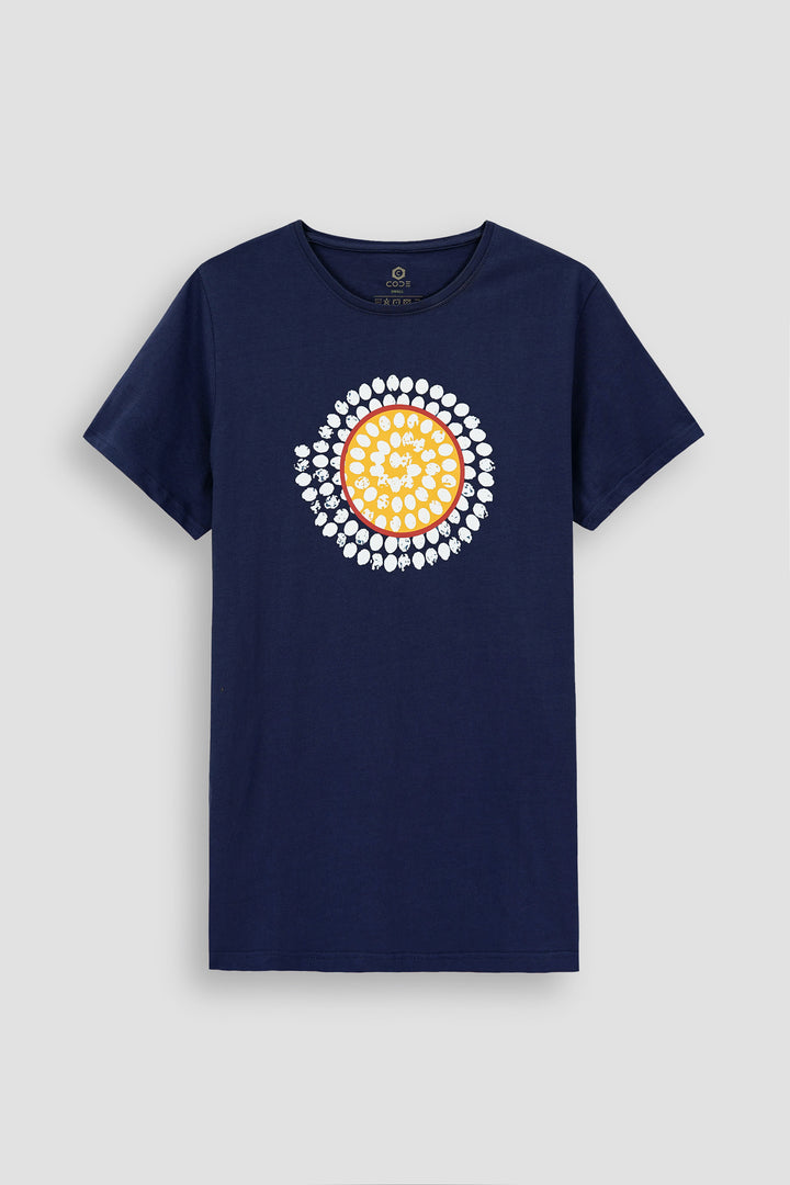 Navy Graphic T-Shirt
